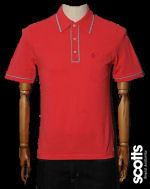 Scotts Original Penguin Earl Polo  Shirt Red